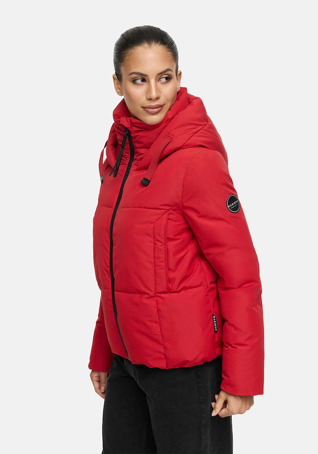 Marikoo Winterjacke »Ninikaa« kurze Winterjacke mit extra hohem Windschutzkragen