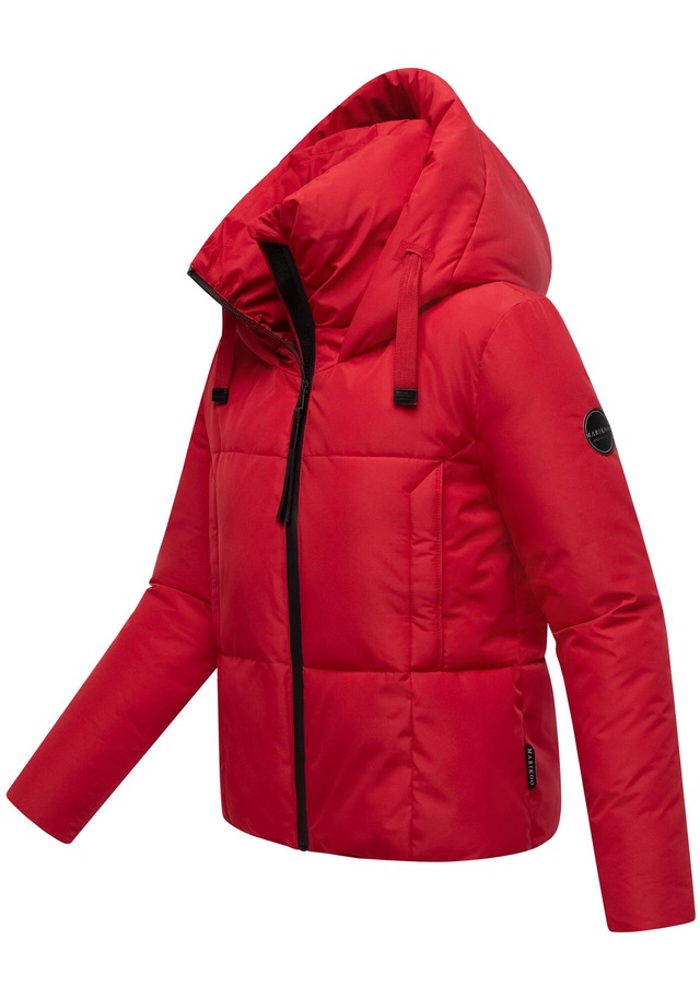 Marikoo Winterjacke »Ninikaa« kurze Winterjacke mit extra hohem Windschutzkragen