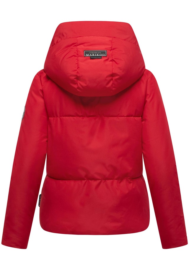 Marikoo Winterjacke »Ninikaa« kurze Winterjacke mit extra hohem Windschutzkragen