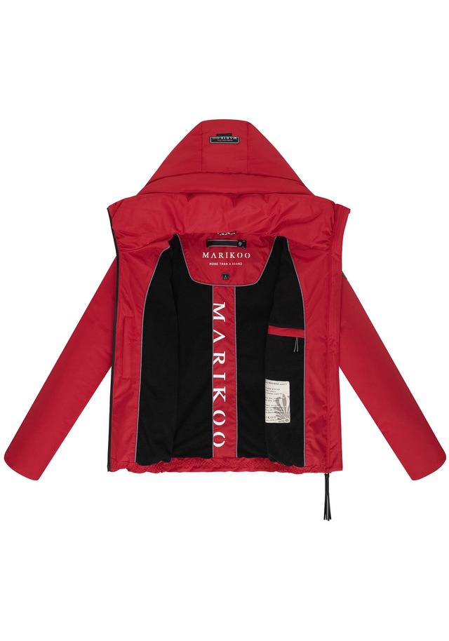 Marikoo Winterjacke »Ninikaa« kurze Winterjacke mit extra hohem Windschutzkragen