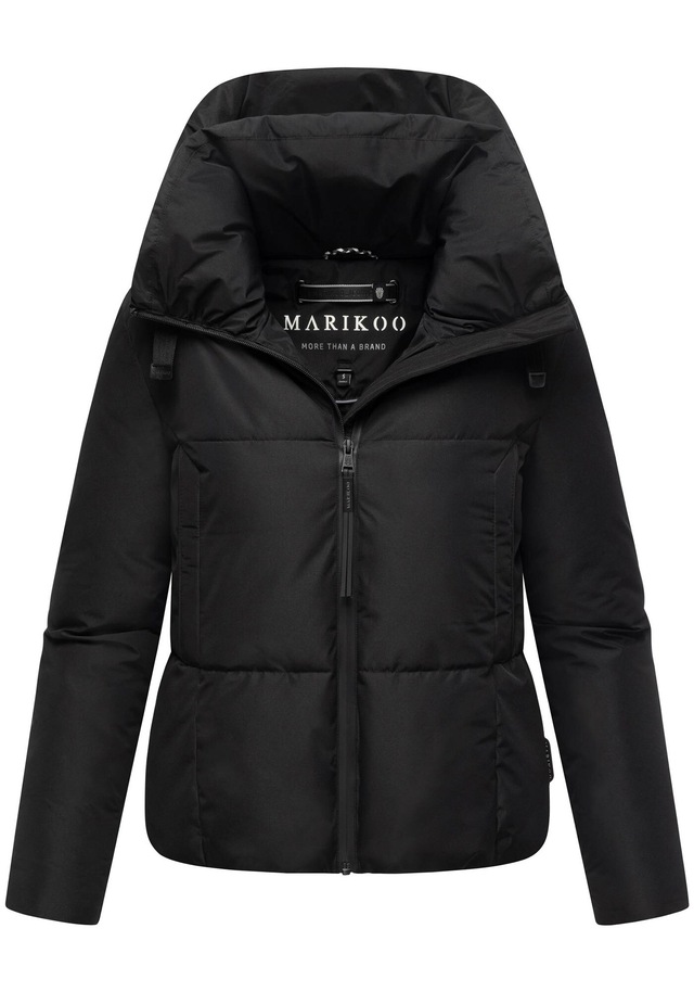 Marikoo Winterjacke »Ninikaa« kurze Winterjacke mit extra hohem Windschutzkragen