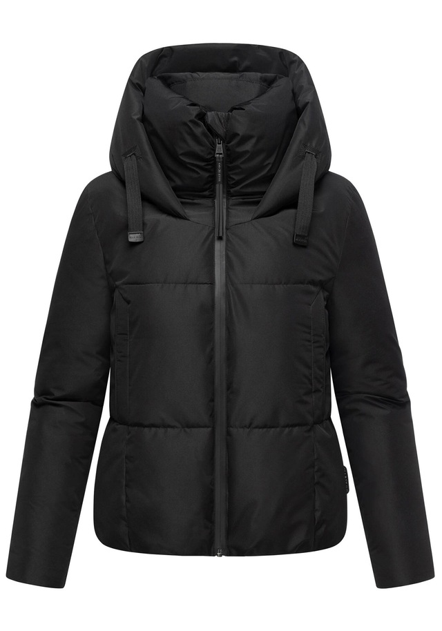 Marikoo Winterjacke »Ninikaa« kurze Winterjacke mit extra hohem Windschutzkragen