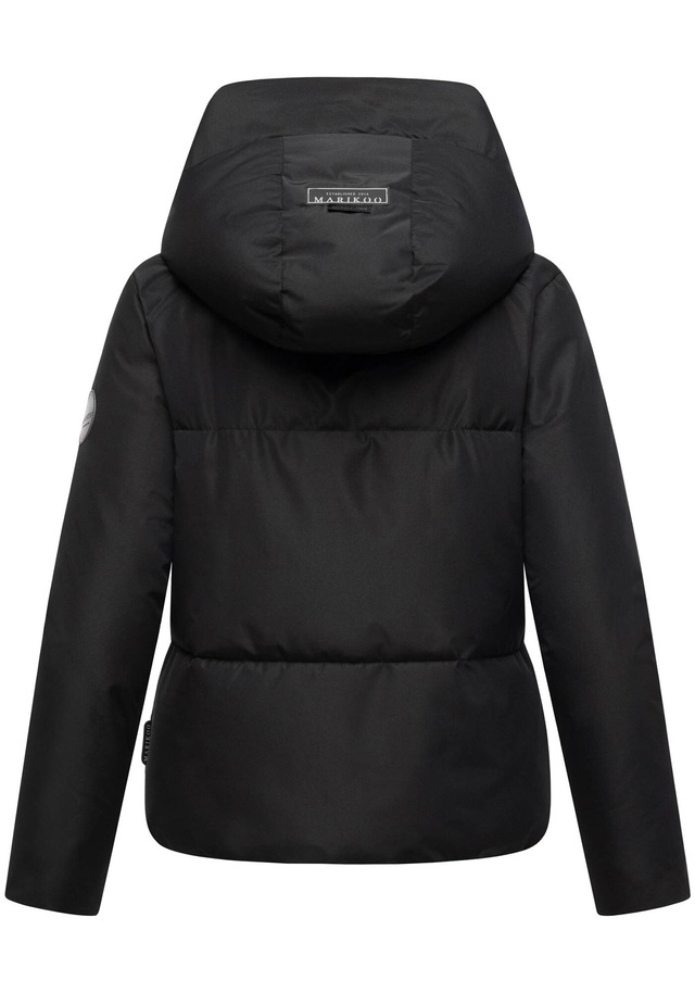 Marikoo Winterjacke »Ninikaa« kurze Winterjacke mit extra hohem Windschutzkragen