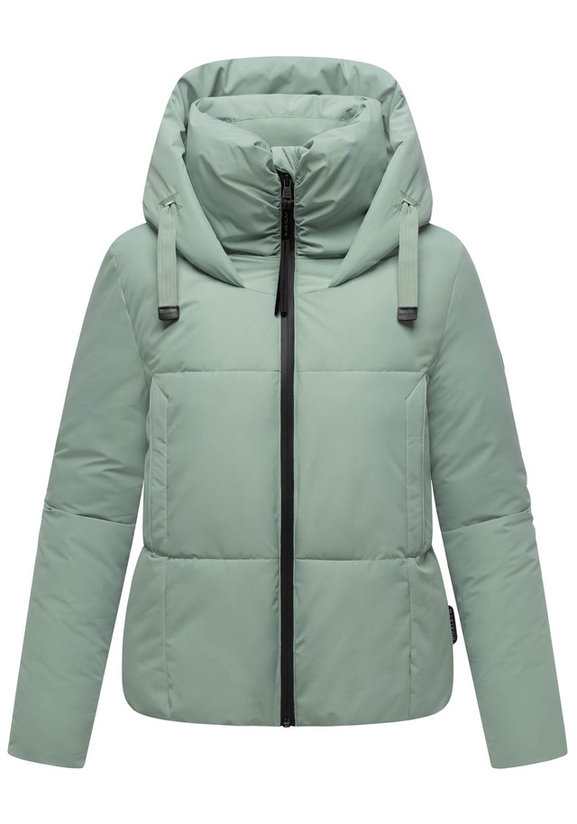 Marikoo Winterjacke »Ninikaa« kurze Winterjacke mit extra hohem Windschutzkragen
