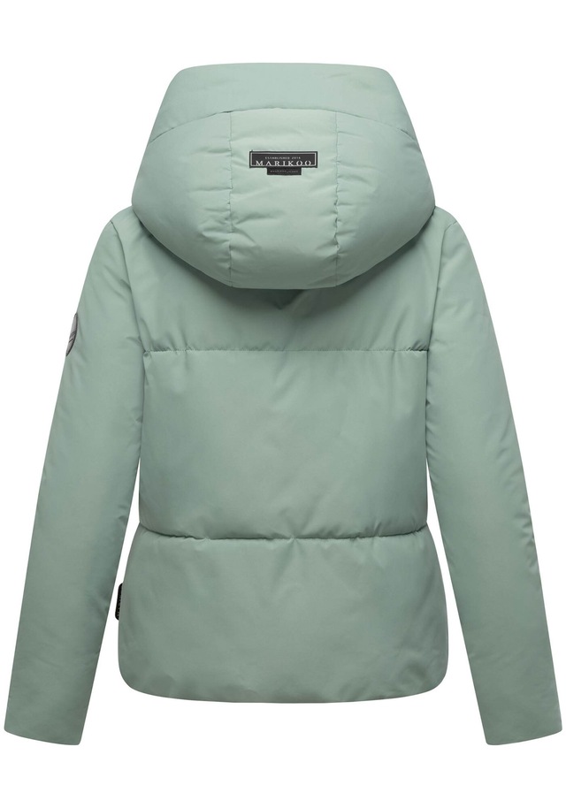 Marikoo Winterjacke »Ninikaa« kurze Winterjacke mit extra hohem Windschutzkragen