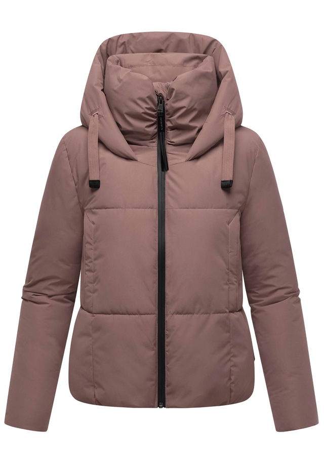 Marikoo Winterjacke »Ninikaa« kurze Winterjacke mit extra hohem Windschutzkragen