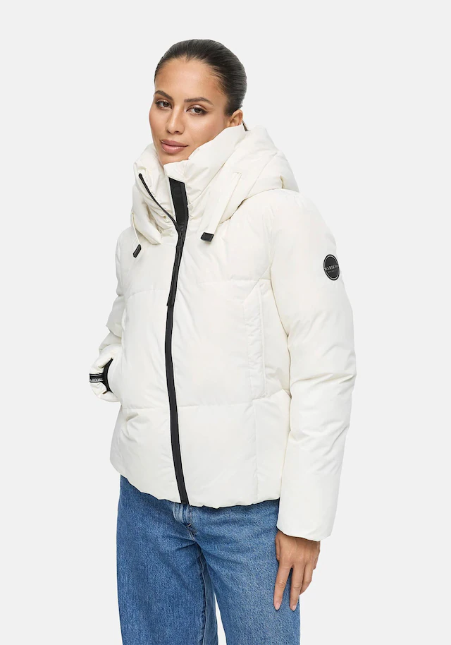 Marikoo Winterjacke »Ninikaa« kurze Winterjacke mit extra hohem Windschutzkragen