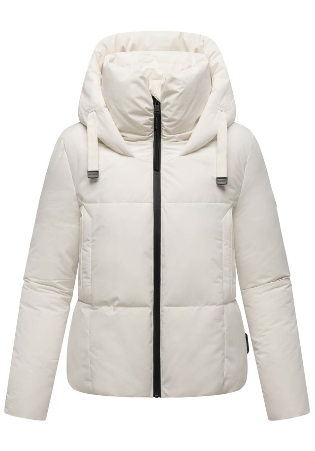 Marikoo Winterjacke »Ninikaa« kurze Winterjacke mit extra hohem Windschutzkragen