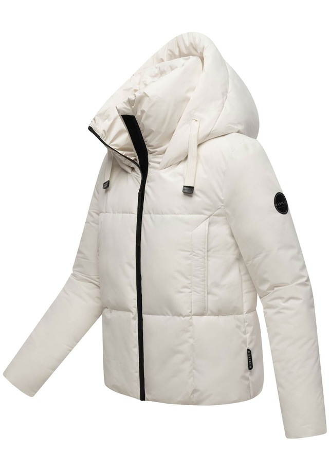 Marikoo Winterjacke »Ninikaa« kurze Winterjacke mit extra hohem Windschutzkragen