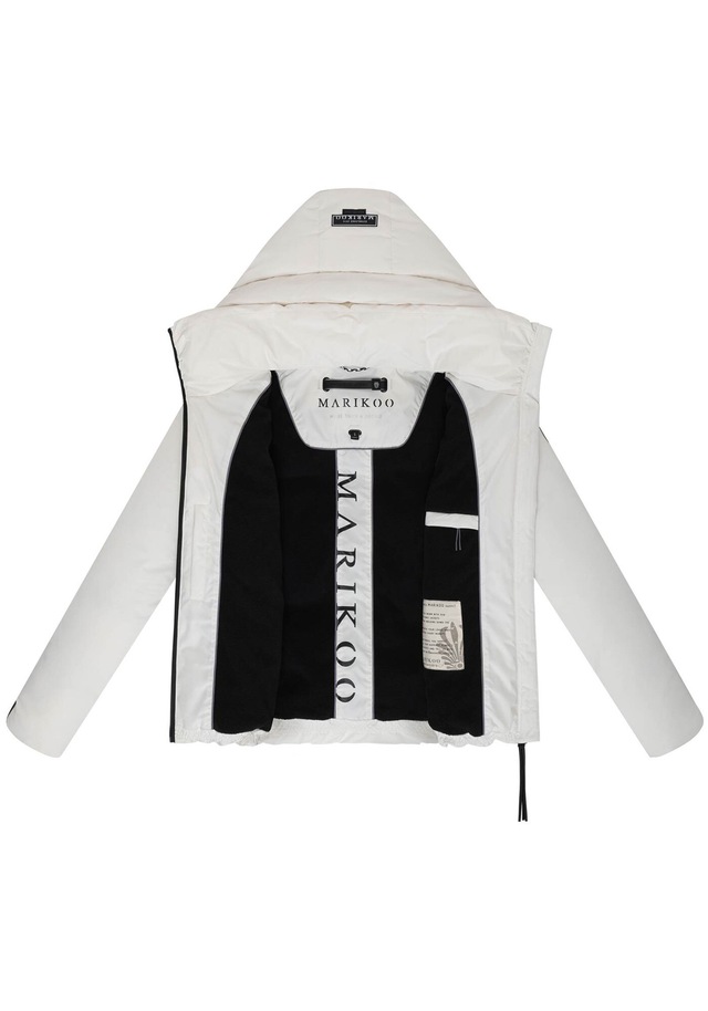 Marikoo Winterjacke »Ninikaa« kurze Winterjacke mit extra hohem Windschutzkragen