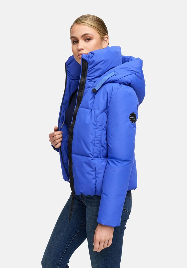 Marikoo Winterjacke »Ninikaa« kurze Winterjacke mit extra hohem Windschutzkragen