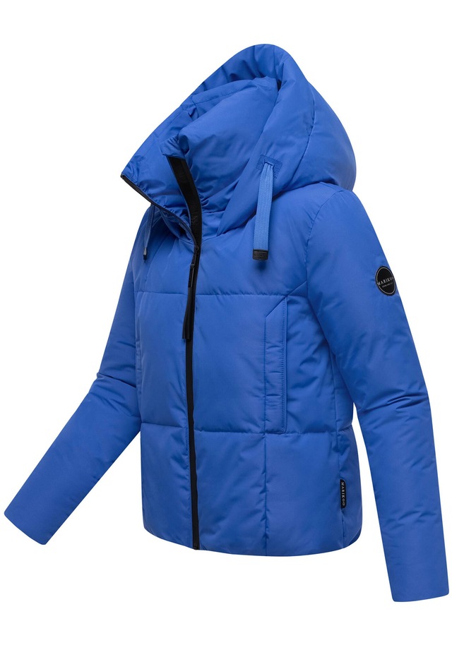 Marikoo Winterjacke »Ninikaa« kurze Winterjacke mit extra hohem Windschutzkragen