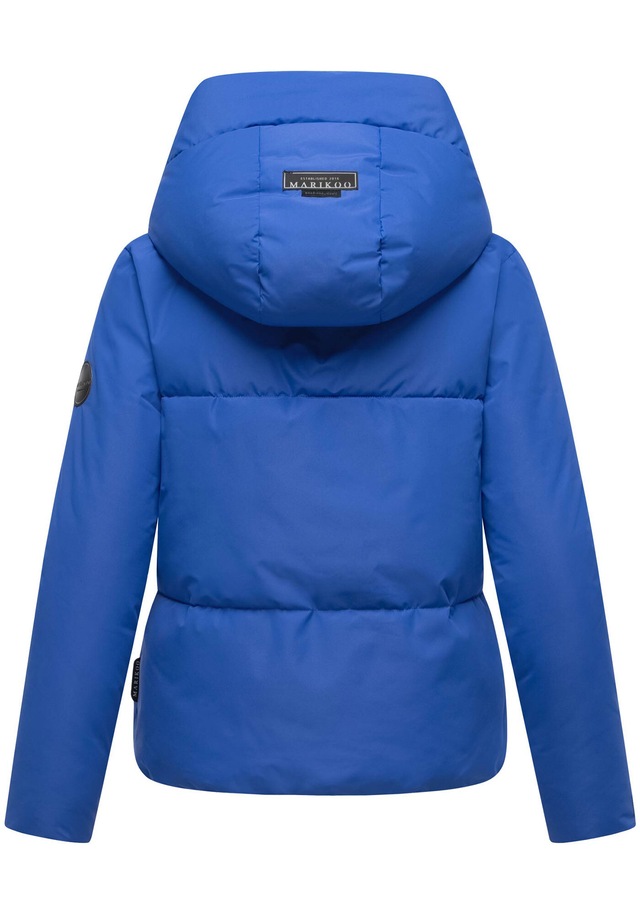 Marikoo Winterjacke »Ninikaa« kurze Winterjacke mit extra hohem Windschutzkragen