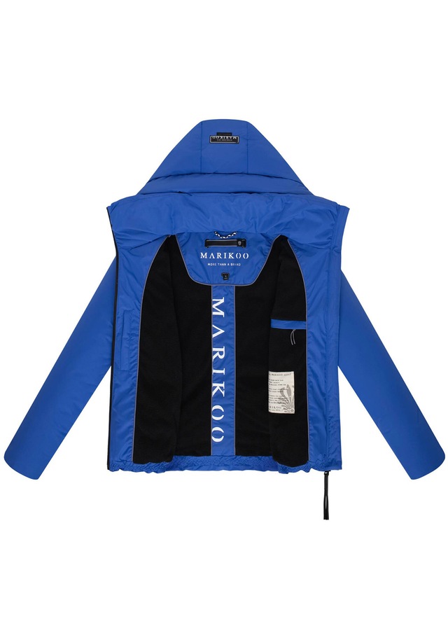 Marikoo Winterjacke »Ninikaa« kurze Winterjacke mit extra hohem Windschutzkragen