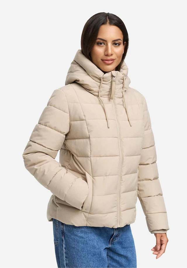 Marikoo Winterjacke »Tayenaa« mit schmaler Steppung und extra hohem Kragen