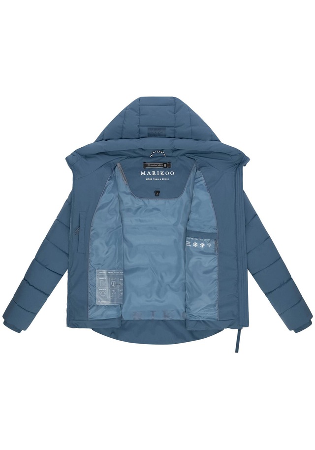 Marikoo Winterjacke »Tayenaa« mit schmaler Steppung und extra hohem Kragen