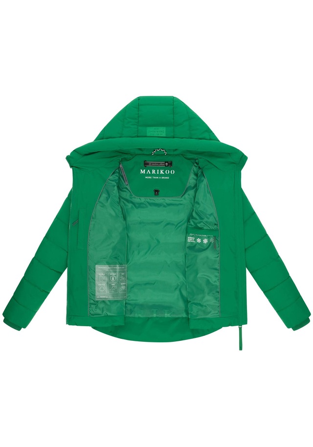 Marikoo Winterjacke »Tayenaa« mit schmaler Steppung und extra hohem Kragen