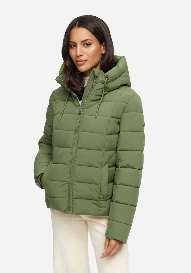 Marikoo Winterjacke »Tayenaa« mit schmaler Steppung und extra hohem Kragen
