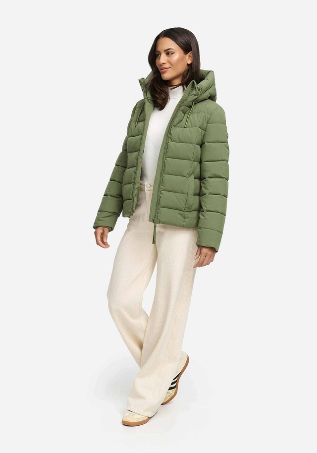 Marikoo Winterjacke »Tayenaa« mit schmaler Steppung und extra hohem Kragen
