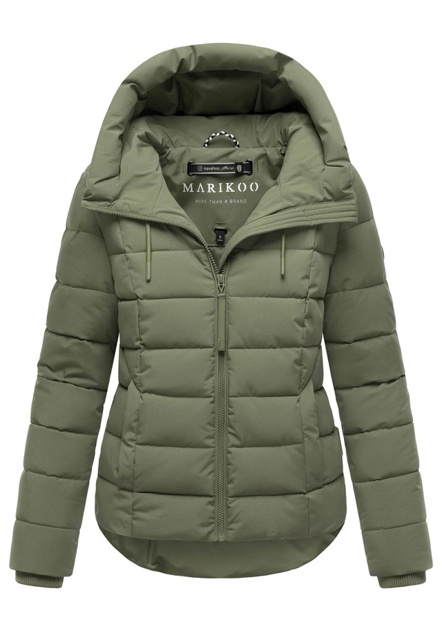 Marikoo Winterjacke »Tayenaa« mit schmaler Steppung und extra hohem Kragen