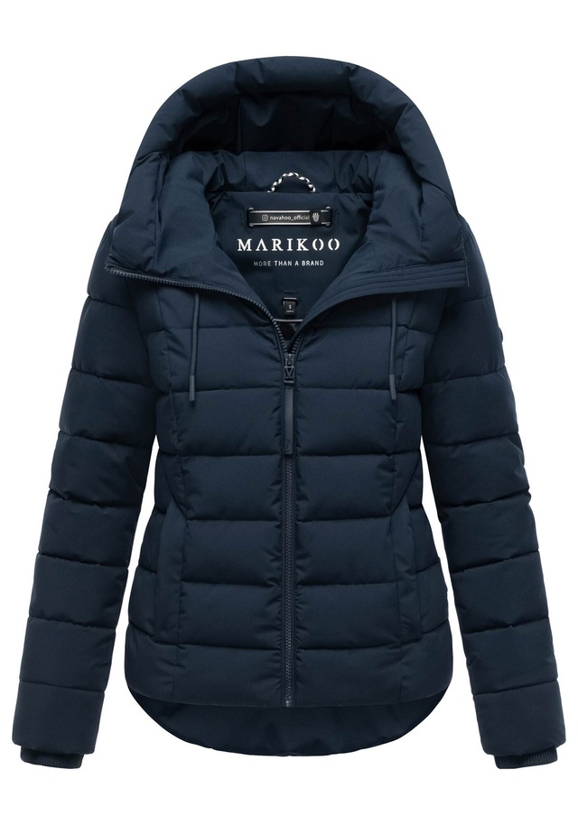 Marikoo Winterjacke »Tayenaa« mit schmaler Steppung und extra hohem Kragen