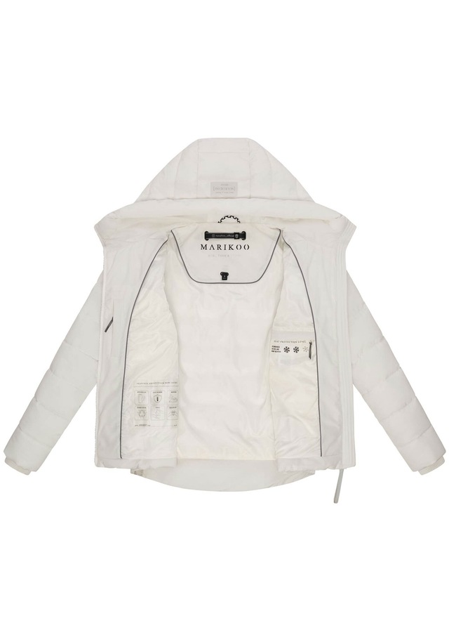 Marikoo Winterjacke »Tayenaa« mit schmaler Steppung und extra hohem Kragen