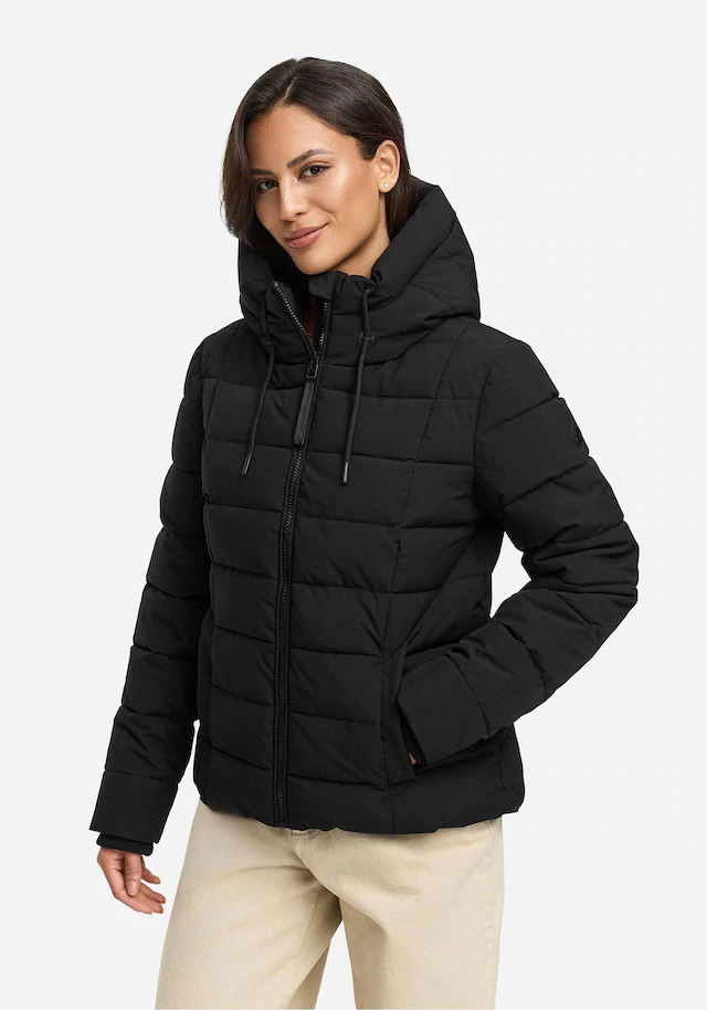 Marikoo Winterjacke »Tayenaa« mit schmaler Steppung und extra hohem Kragen