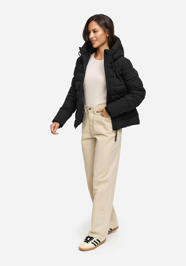 Marikoo Winterjacke »Tayenaa« mit schmaler Steppung und extra hohem Kragen