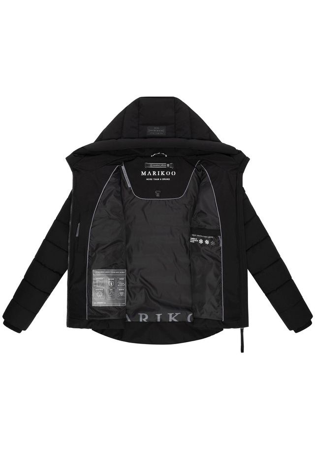 Marikoo Winterjacke »Tayenaa« mit schmaler Steppung und extra hohem Kragen