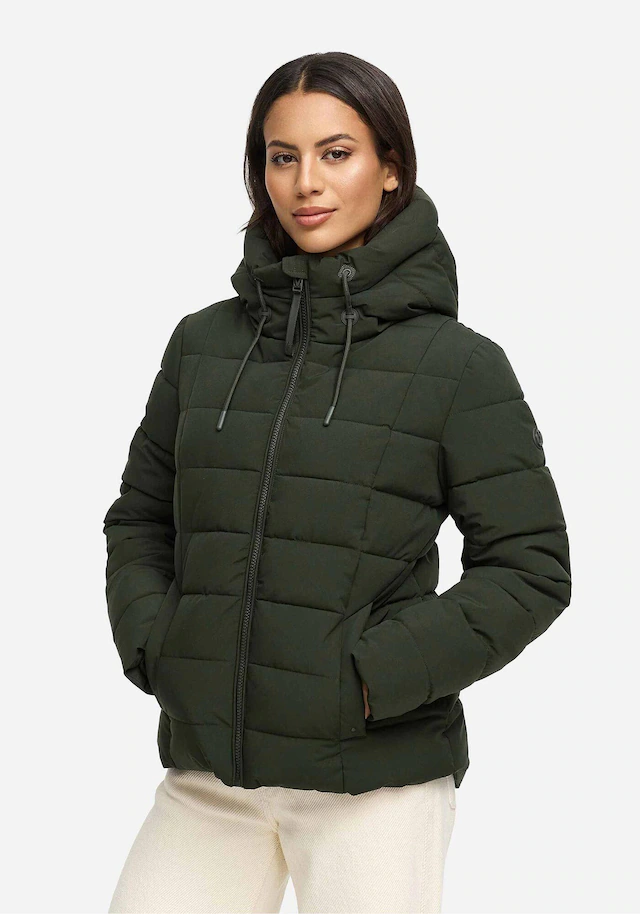 Marikoo Winterjacke »Tayenaa« mit schmaler Steppung und extra hohem Kragen