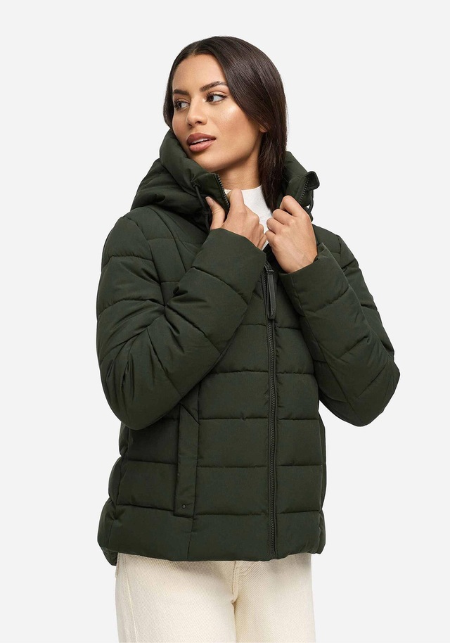 Marikoo Winterjacke »Tayenaa« mit schmaler Steppung und extra hohem Kragen