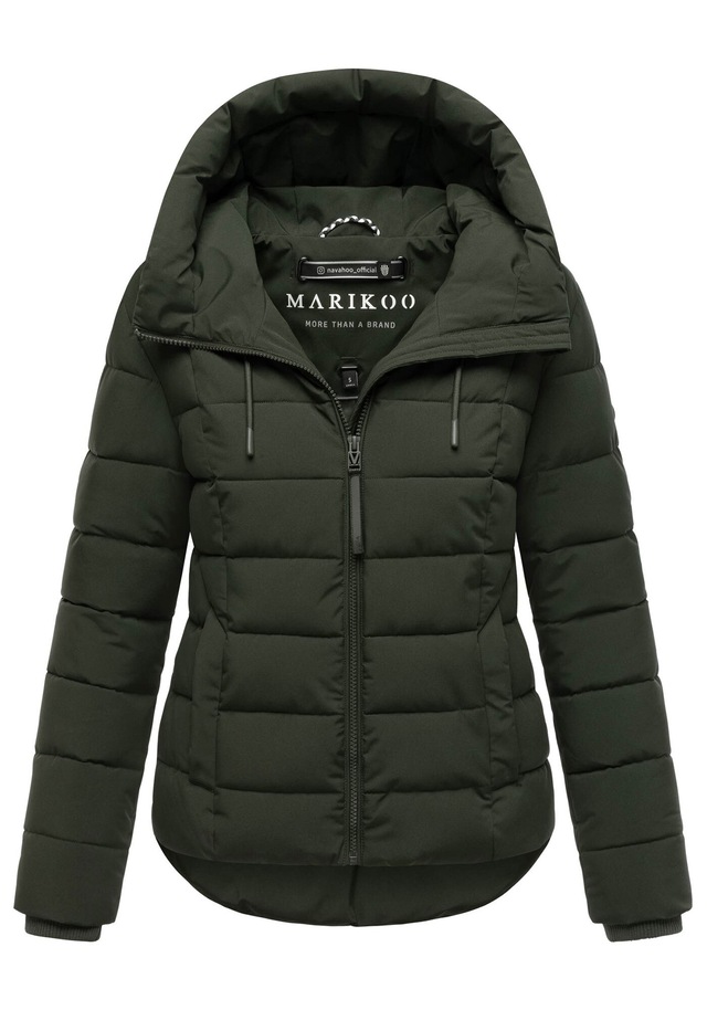 Marikoo Winterjacke »Tayenaa« mit schmaler Steppung und extra hohem Kragen