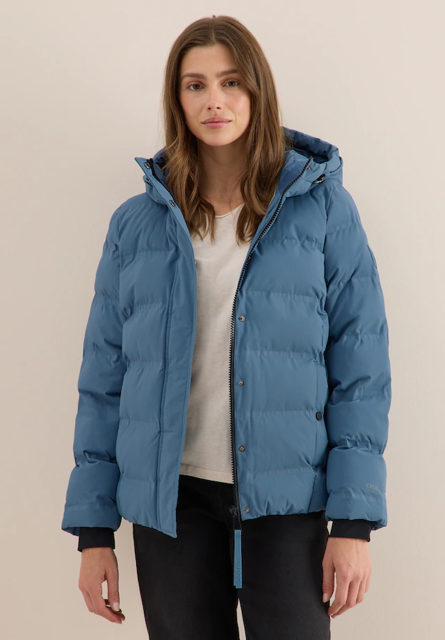 Cecil Steppjacke mit Kapuze mit moderner Steppung