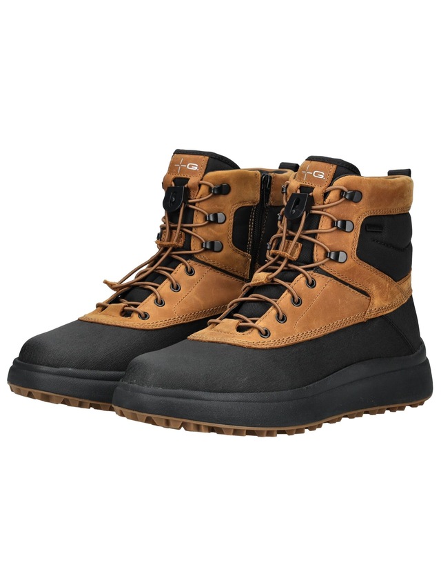 Geox Schnürstiefelette »Geox Stiefelette Leder/Textil«