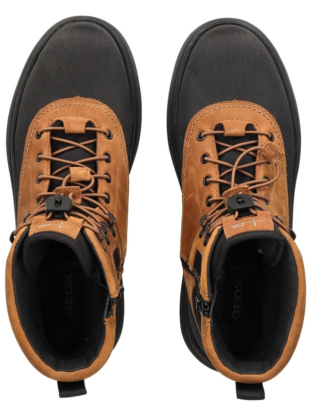 Geox Schnürstiefelette »Geox Stiefelette Leder/Textil«
