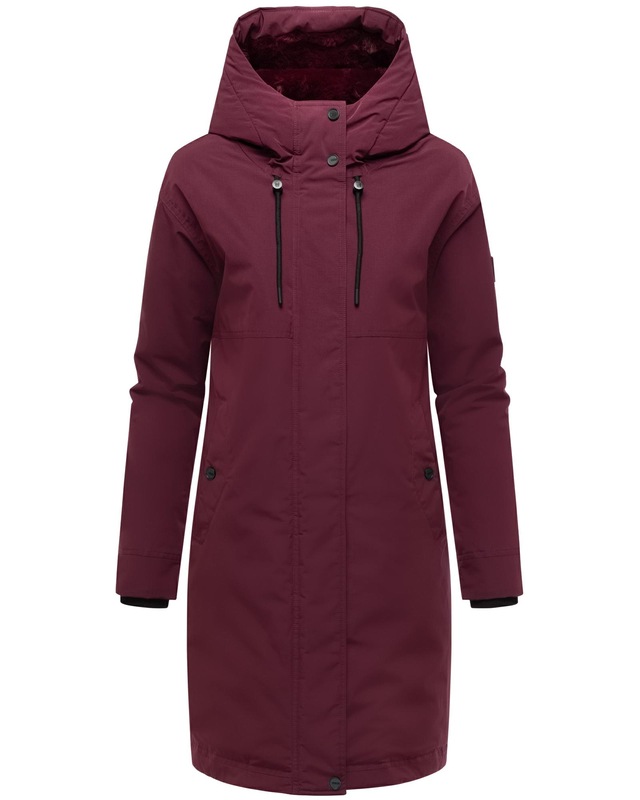 Navahoo Wintermantel »Hageltanz 14« Warmer Damen Kurzmantel mit Kapuze