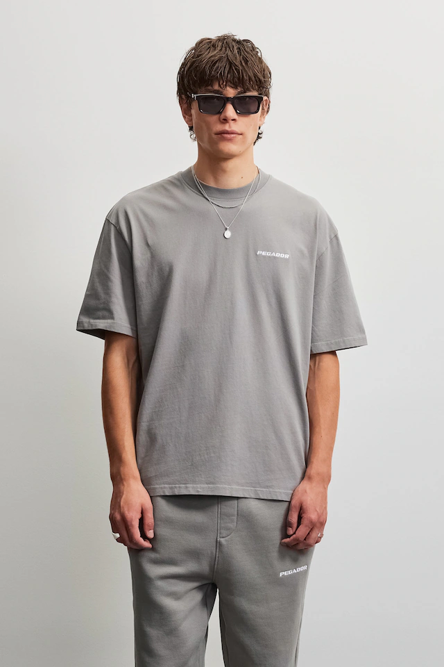 PEGADOR T-Shirt »LOGO OVERSIZED TEE« Baumwolle, oversize
