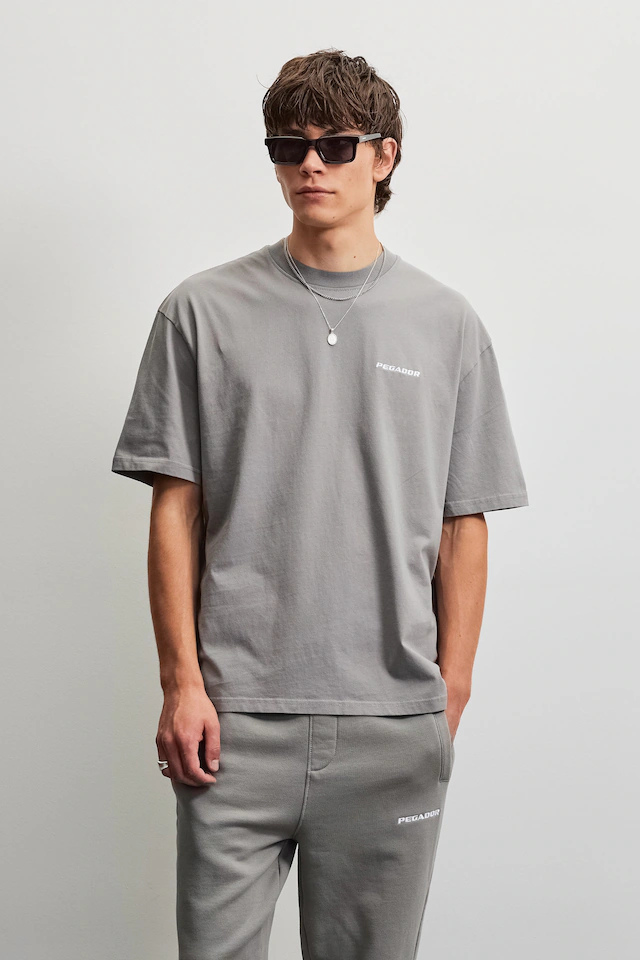 PEGADOR T-Shirt »LOGO OVERSIZED TEE« Baumwolle, oversize