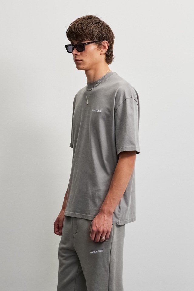 PEGADOR T-Shirt »LOGO OVERSIZED TEE« Baumwolle, oversize