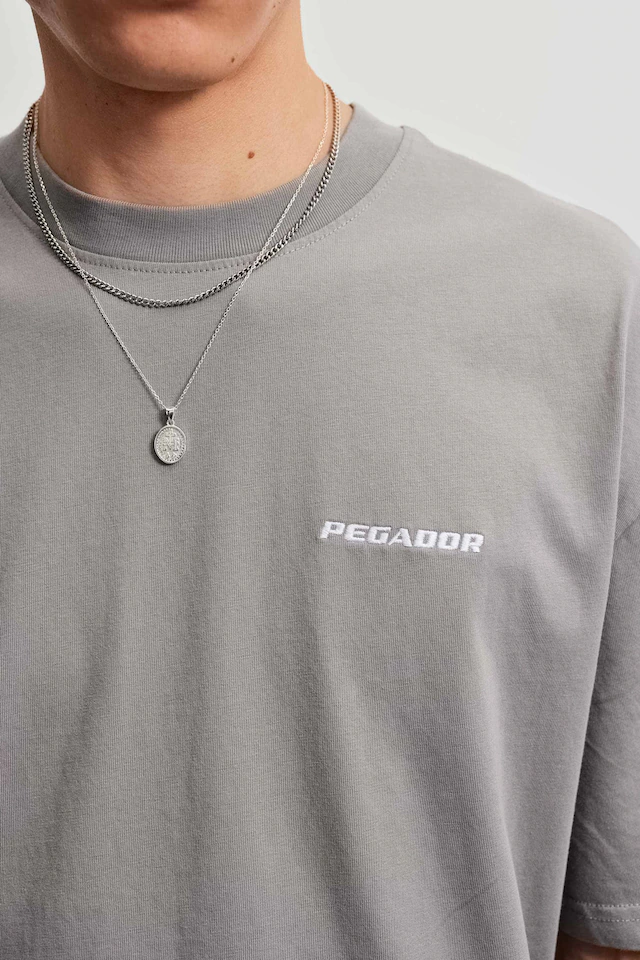 PEGADOR T-Shirt »LOGO OVERSIZED TEE« Baumwolle, oversize