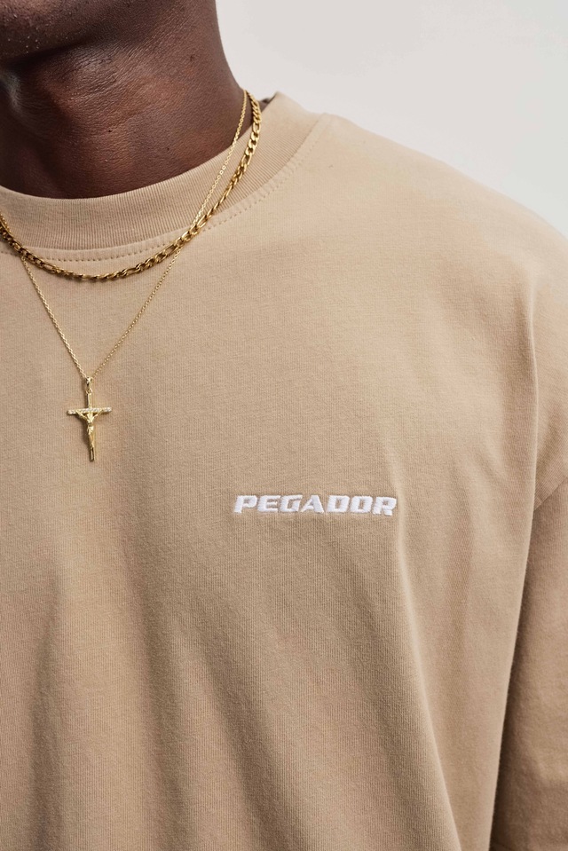 PEGADOR T-Shirt »LOGO OVERSIZED TEE« Baumwolle, oversize