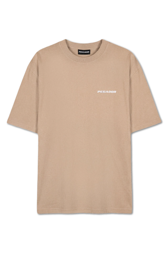 PEGADOR T-Shirt »LOGO OVERSIZED TEE« Baumwolle, oversize