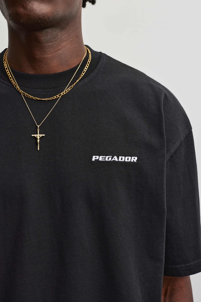 PEGADOR T-Shirt »LOGO OVERSIZED TEE« Baumwolle, oversize