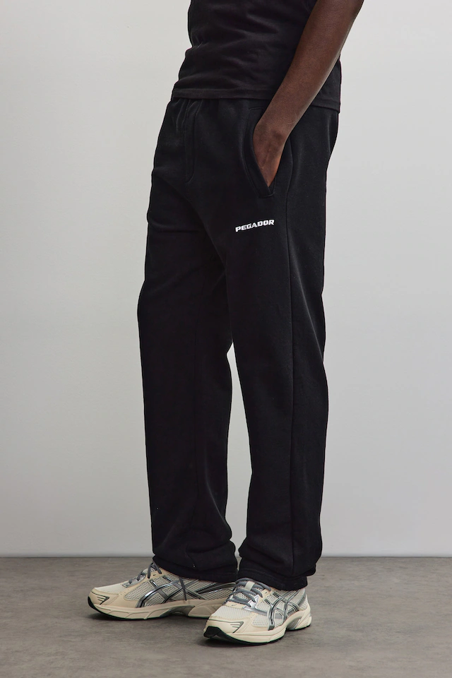 PEGADOR Sweathose »Logo Wide Sweat Pants« Baumwollmischung, weit