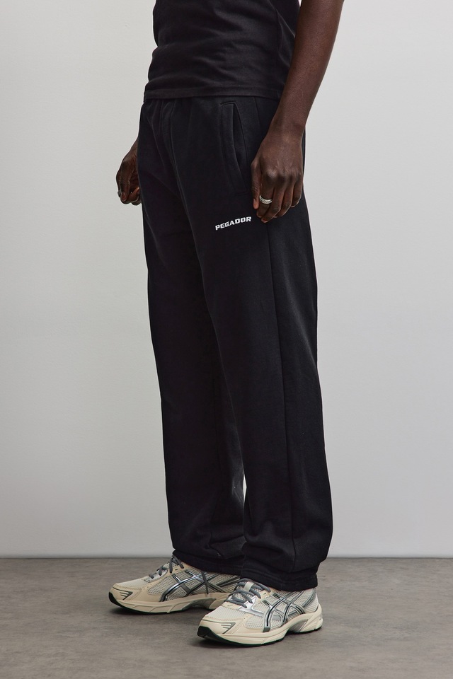 PEGADOR Sweathose »Logo Wide Sweat Pants« Baumwollmischung, weit