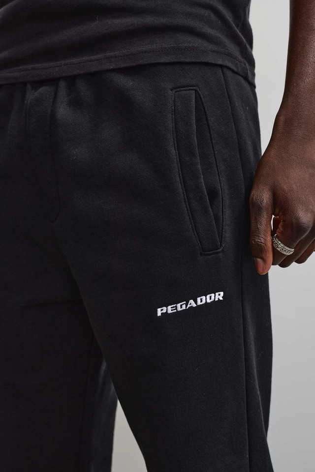 PEGADOR Sweathose »Logo Wide Sweat Pants« Baumwollmischung, weit