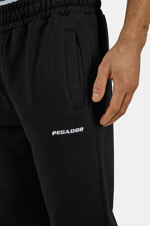 PEGADOR Sweathose »Logo Wide Sweat Pants« Baumwollmischung, weit