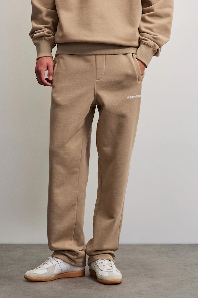 PEGADOR Sweathose »Logo Wide Sweat Pants« Baumwollmischung, weit