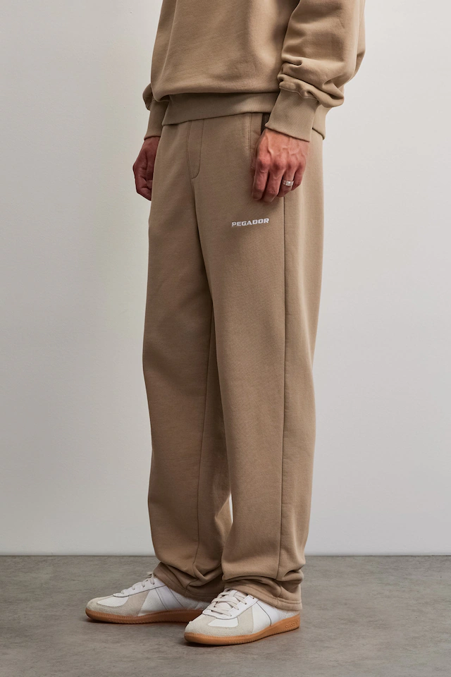 PEGADOR Sweathose »Logo Wide Sweat Pants« Baumwollmischung, weit
