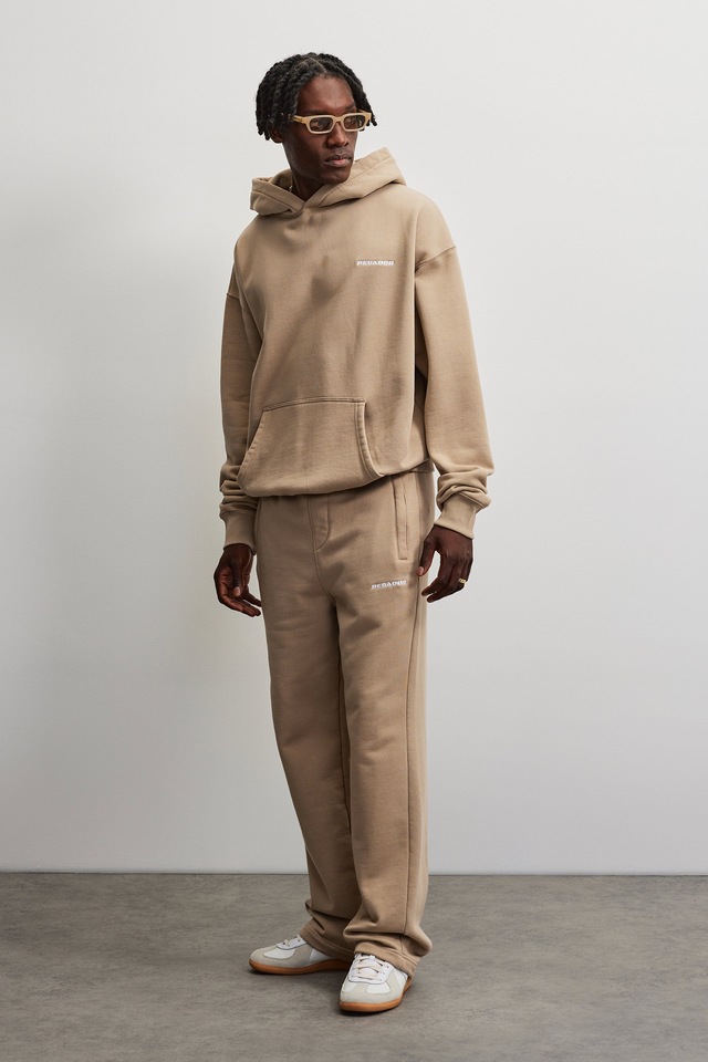PEGADOR Sweathose »Logo Wide Sweat Pants« Baumwollmischung, weit